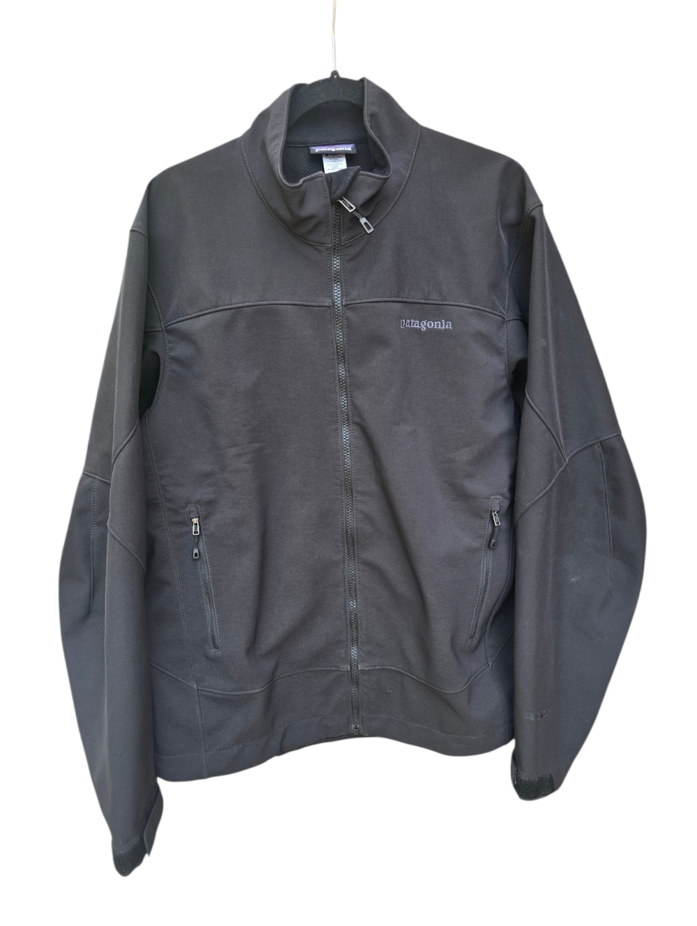 Patagonia Men's Adze Polartec Full Zip Black Jacket Fleece Lined Lrg 83390 SP13